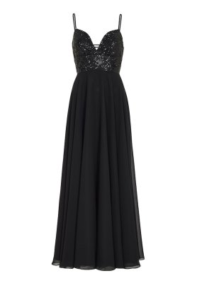 Swing Maxikleid aus nachhaltigem Chiffon