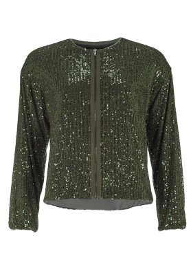 Swing Blouson aus elastischer Paillette