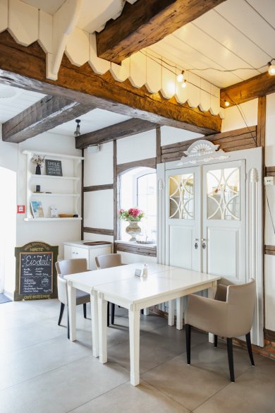 Innenansicht vom Café Osterhof bei Laue