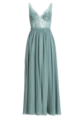 Swing Abendkleid mit Chiffonrock und Stic