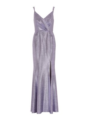 Swing Abendkleid aus schimmerndem Jersey