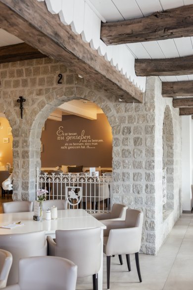 Innenansicht vom Café Osterhof bei Laue