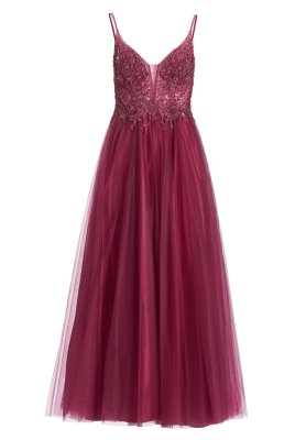 Swing Tüllkleid mit feiner Stickerei