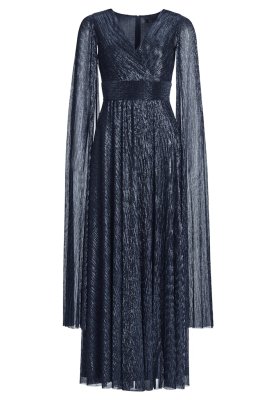 Swing Abendkleid aus Plissee Jersey mit C
